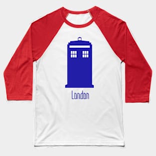 Police Box - London Baseball T-Shirt